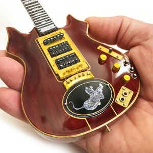 Jerry Garcia Tiger Guitar Model Officially Licensed Mini Guitar Replica Jerry&#39;s Custom Guitar - Grateful Dead Collectible