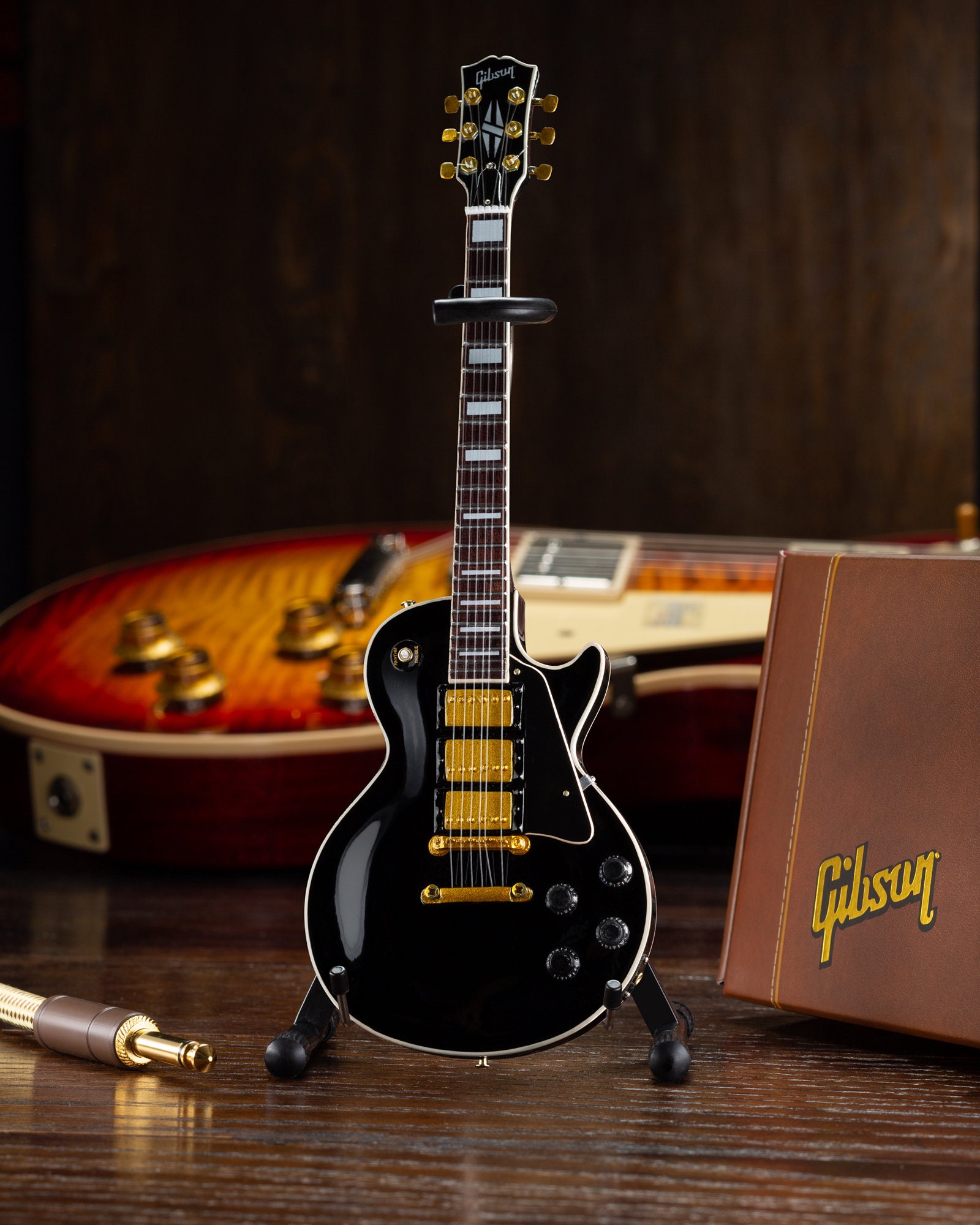 Black Beauty Les Paul® Gibson® Mini Guitar Model Replica