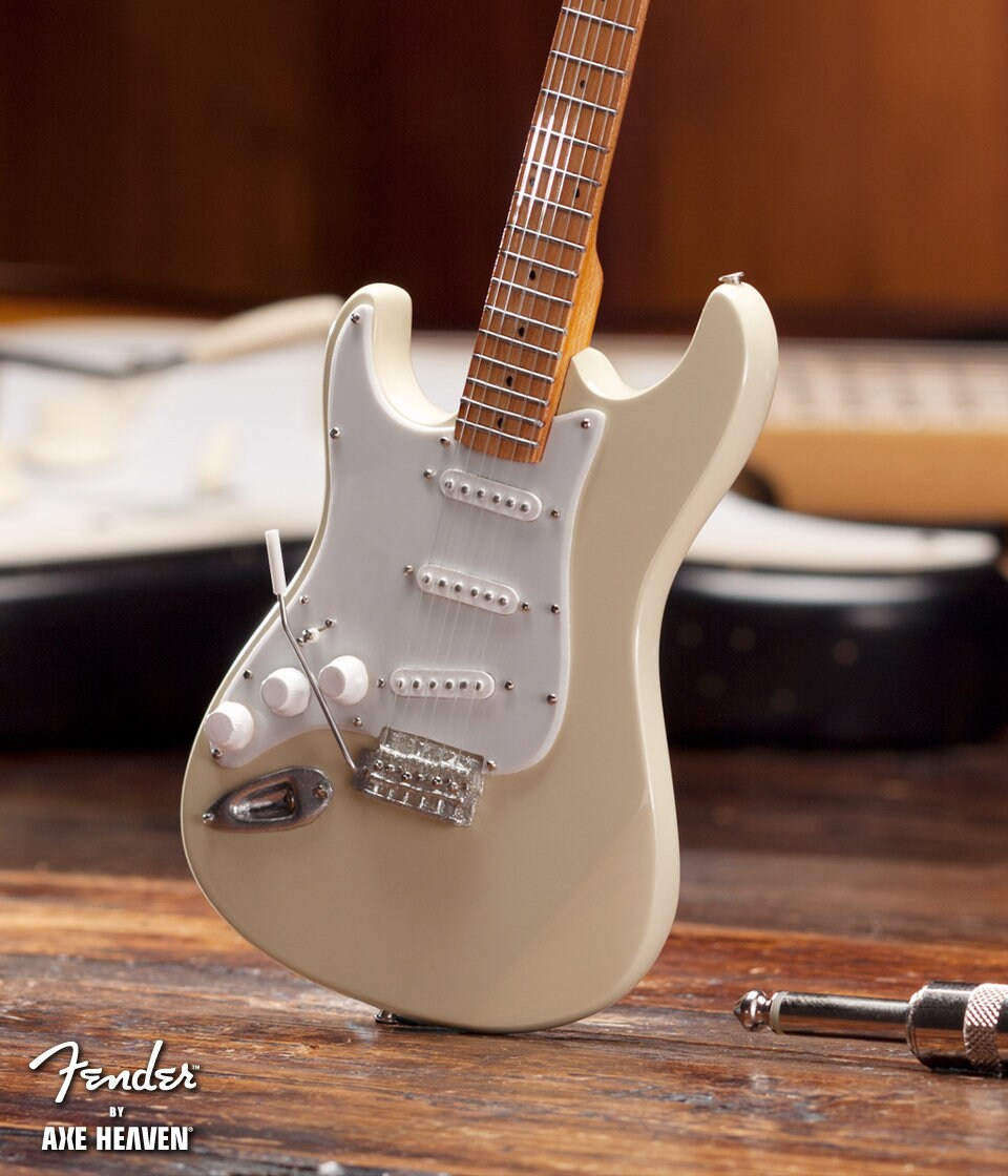 Jimi Hendrix Reverse Fender Strat Cream Stratocaster Mini Guitar