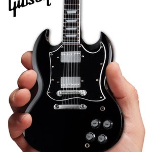 Classic Gibson Ebony SG Mini Guitar Model Replica - Official Gibson®