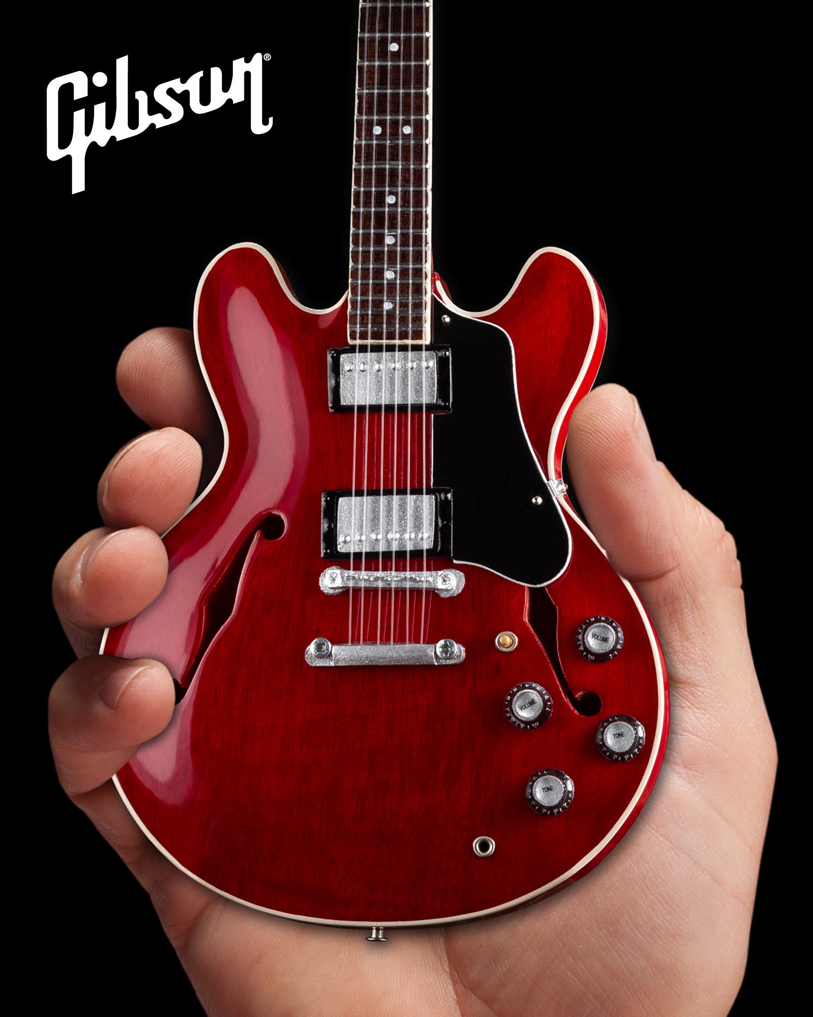Gibson Miniature Guitare Deko-Gitarre Guitare Électrique Bois 26x7x2 Premium " Quality 