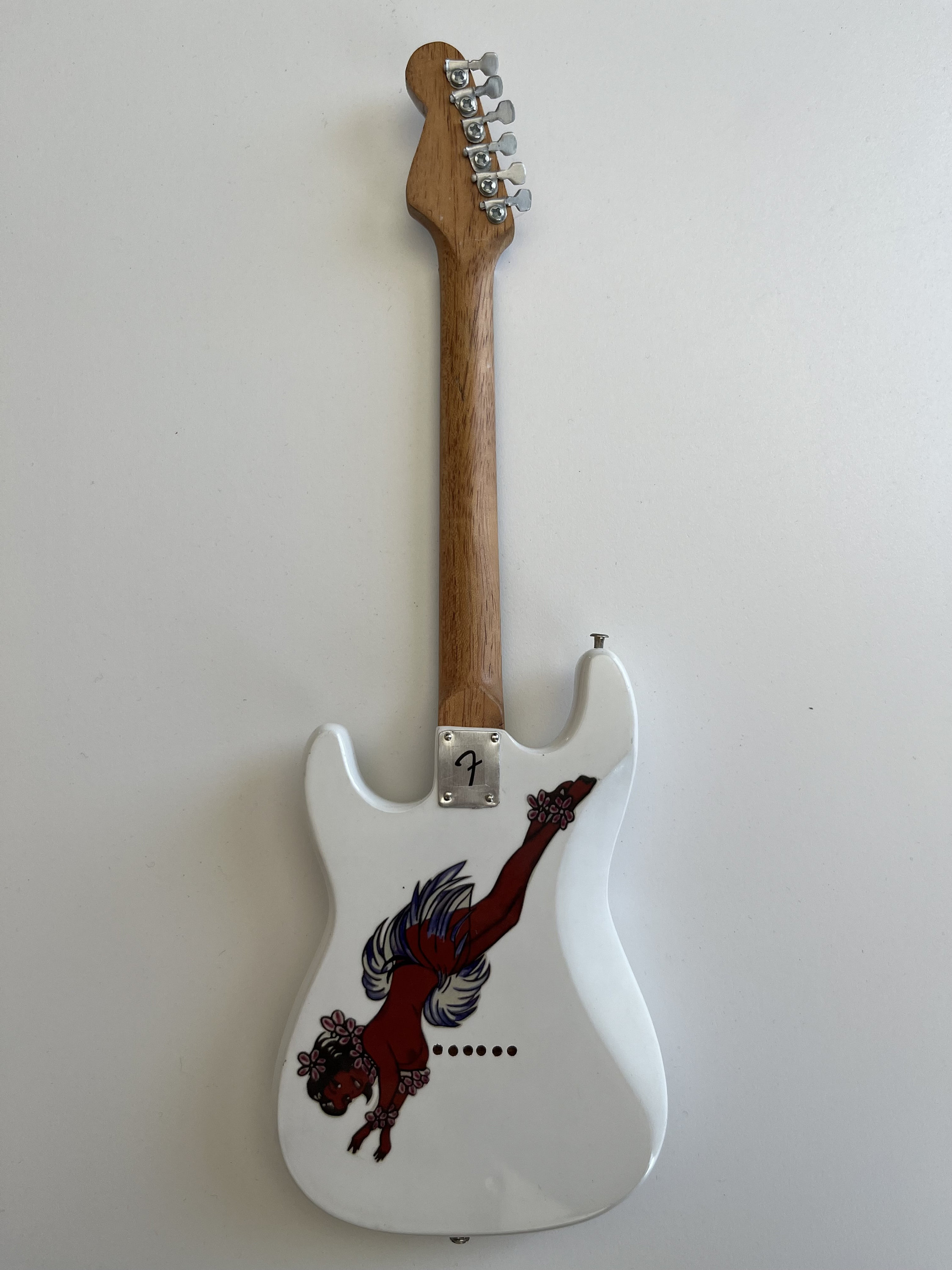 【希少】フェンダー ストラト ミニチュア ギター SRV レイヴォーン Fender フェンダー Stevie Ray Vaughan Stratocaster PF 3TS W/C