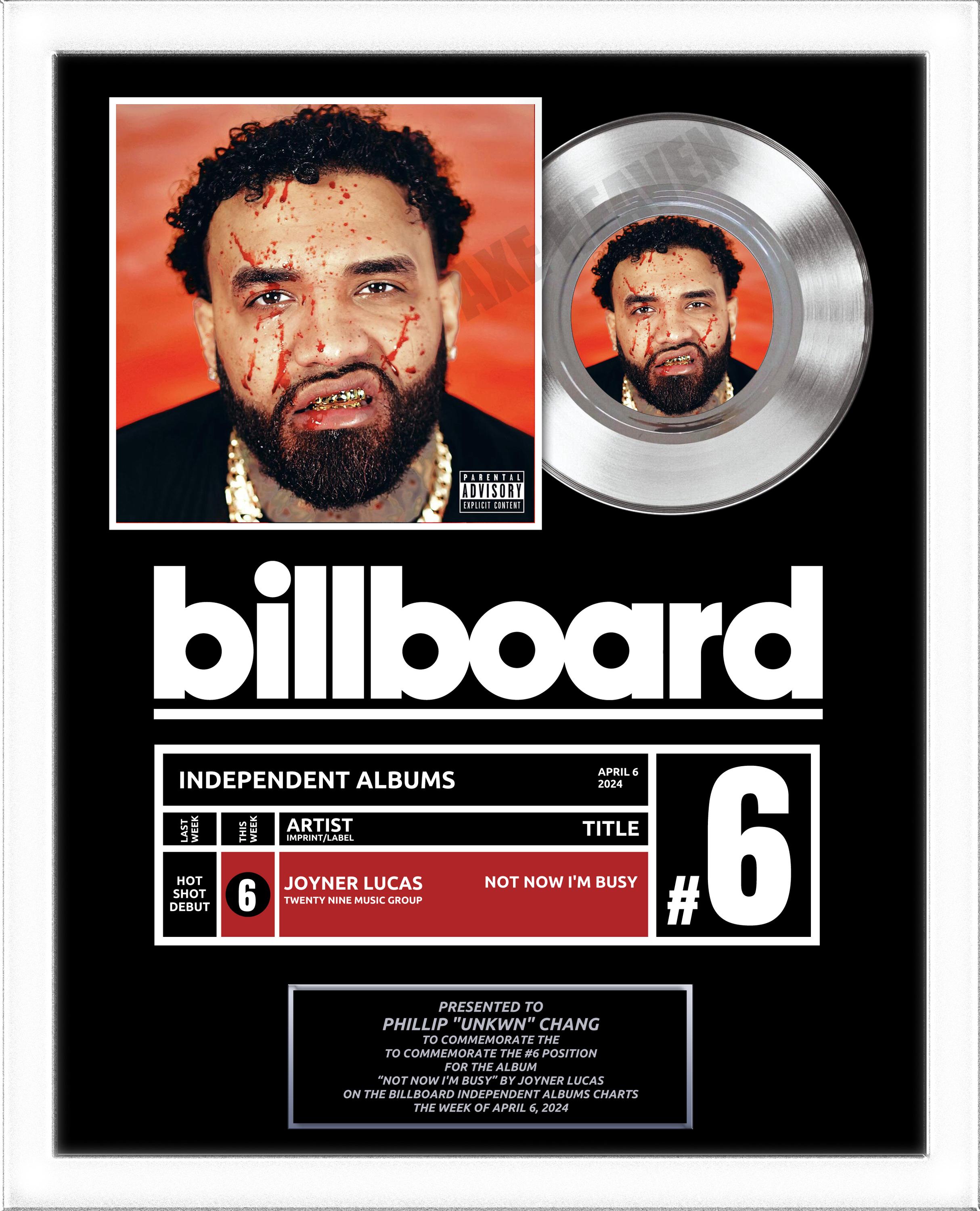 REAL VINYL RECORD - Billboard Award - 18