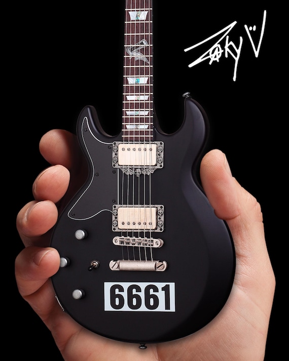 Officially Licensed Zacky Vengeance 6661 Satin Black Schecter Mini