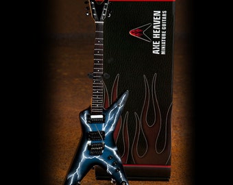 Pantera Collectible Darrell Dimebag Mini Guitar Model Dean Lightning Bolt Guitar Replica
