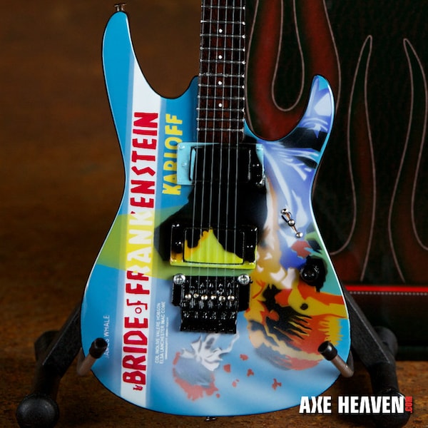 Metallica Collectible Kirk Hammett Bride of Frankenstein ESP Replica Guitar Miniature Guitar