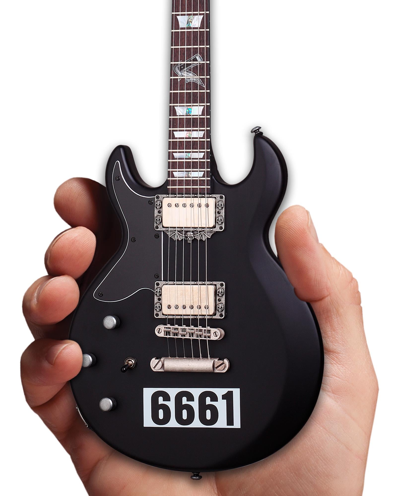 Officially Licensed Zacky Vengeance 6661 Satin Black Schecter Mini