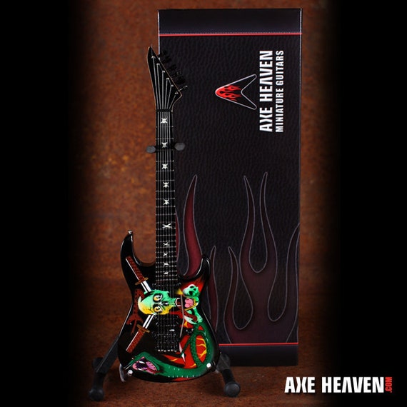 Dokken Collectible - George Lynch Skull & Snakes Miniature Guitar