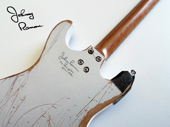 Johnny Ramone 1965 Mosrite Ventures II Mini Guitar Model by