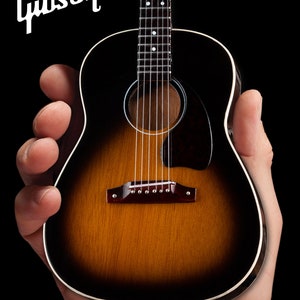 Gibson J-45 Vintage Sunburst Guitar - Gibson Acoustic Guitar - Mini Guitar Model Replica - Official Gibson®