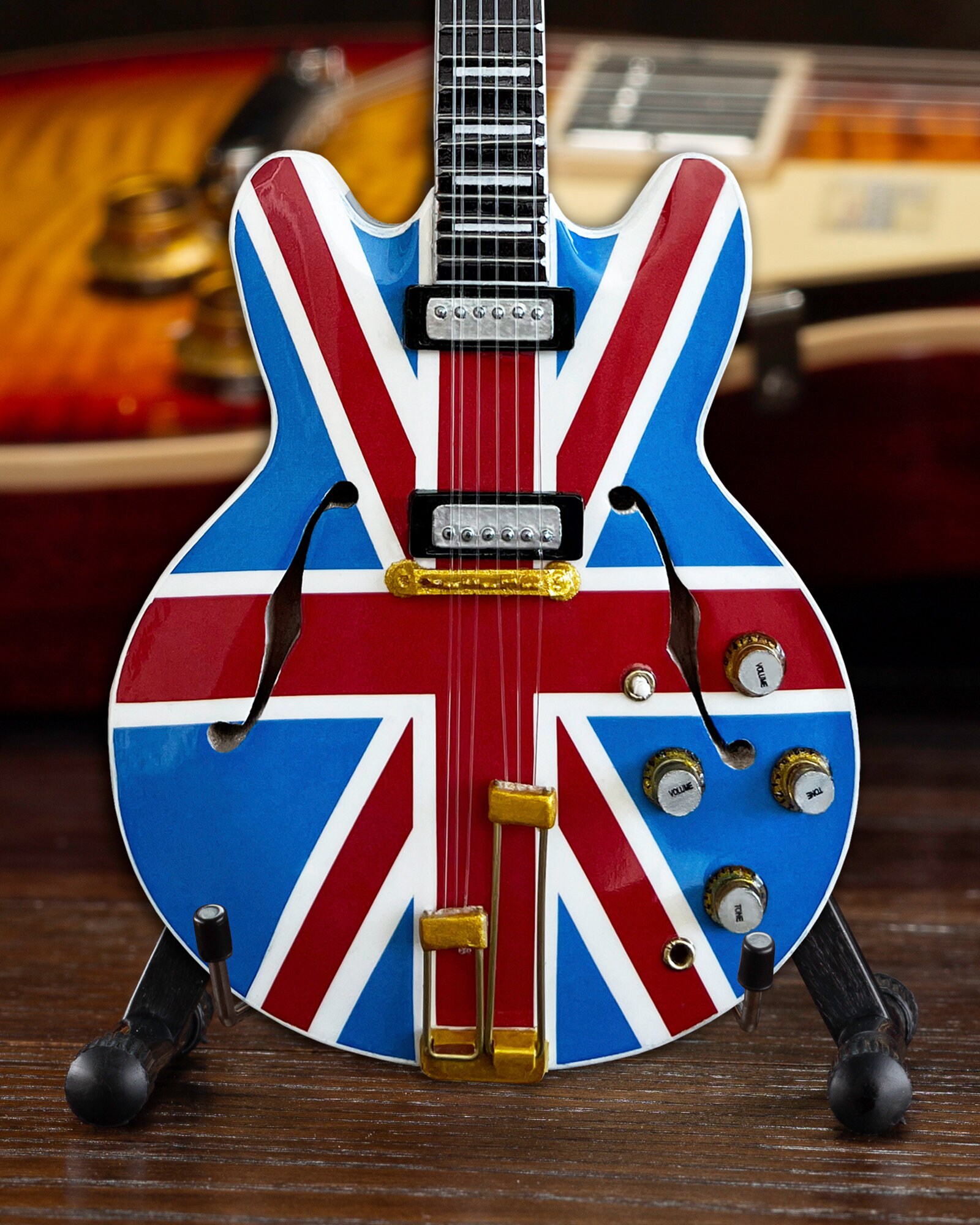 JOHN LENNON MINI GUITARE! The BEATLES Rickenbeckr Miniature 15,5 cm Pop