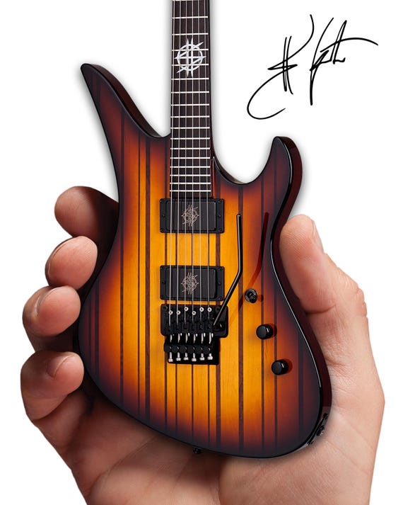 公式ライセンス取得 Synyster Gates FR USA Signature Schecter ミニ