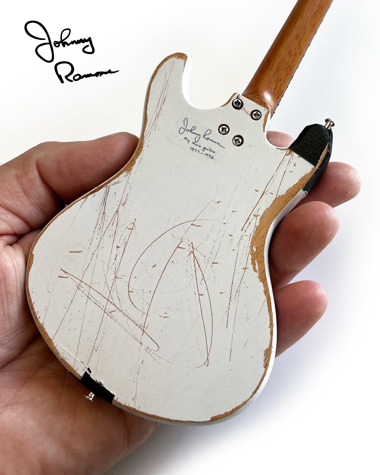 Johnny Ramone 1965 Mosrite Ventures II Mini Guitar Model by AXE