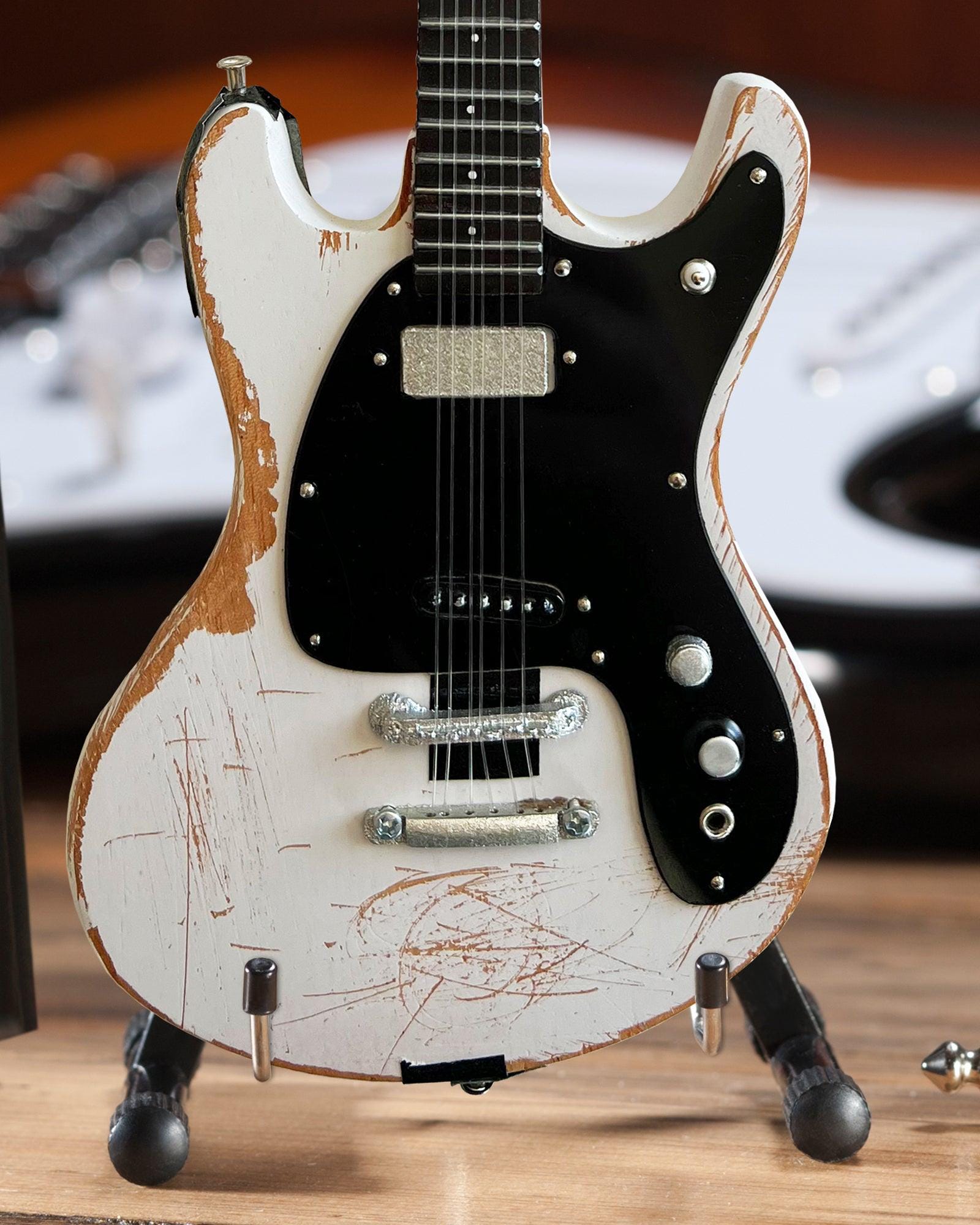 Johnny Ramone 1965 Mosrite Ventures II Mini Guitar Model by AXE