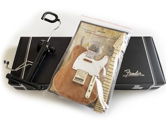 Kit de maqueta de guitarra en miniatura - Fender™ Telecaster™ ¡Construye tu propia mini guitarra! Fender con licencia oficial de AXE HEAVEN®