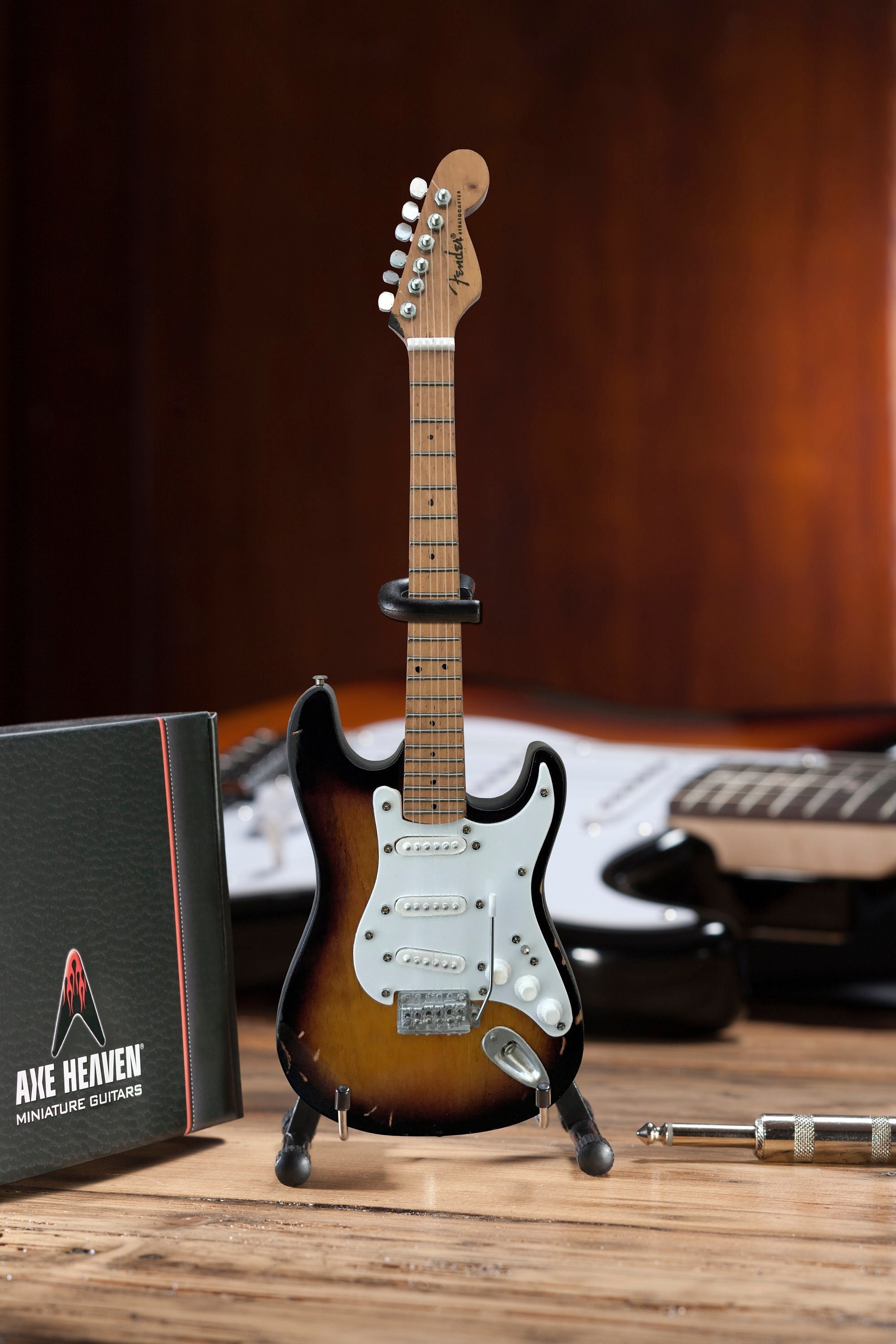 Brownie - Fender Stratocaster Aged and Relic'd Mini Guitar Replica