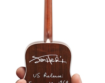 Jimi Hendrix 1968 - Réplique de Guitare Miniature - Cadeaux de Musique - Ornement Fait à la Main Jimi Hendrix 1968 - Réplique de Guitare Miniature - Cadeaux de Musique - Ornement Fait à la Main