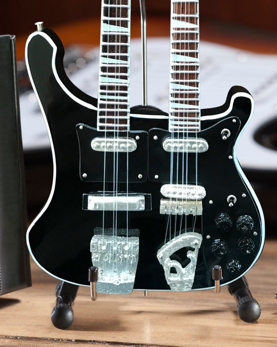 Geddy's Signature Miniature 4001 Double Neck Bass Guitar - Classic