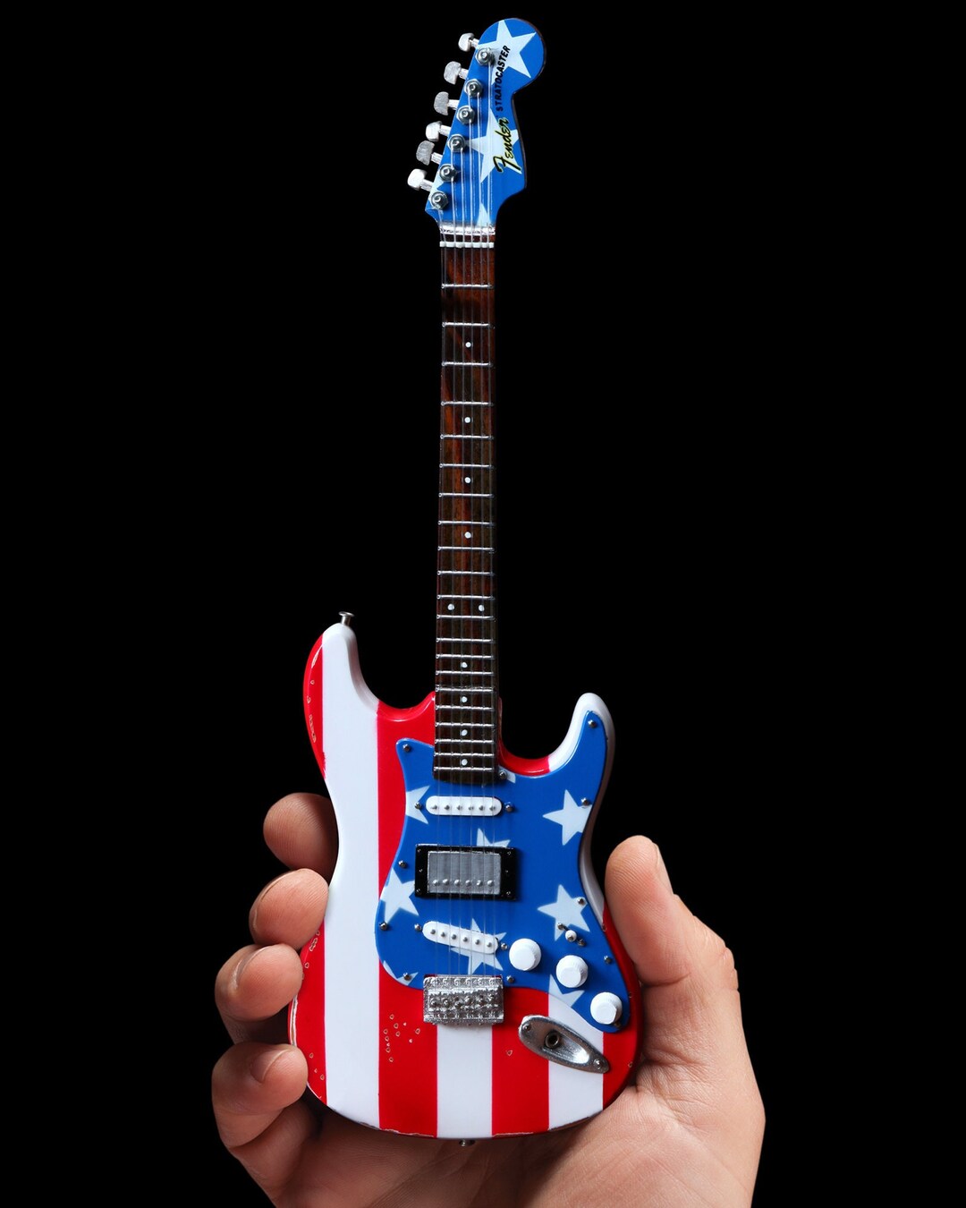 MC5 Collectible Wayne Kramer US Flag Fender Stratocaster