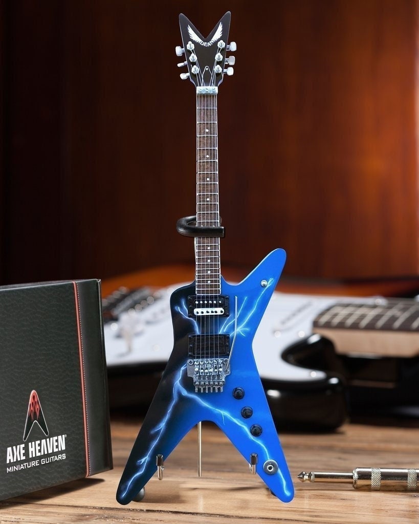 Dimebag Darrell FROM HELL Lightning Bolt Mini Guitar Model - Etsy