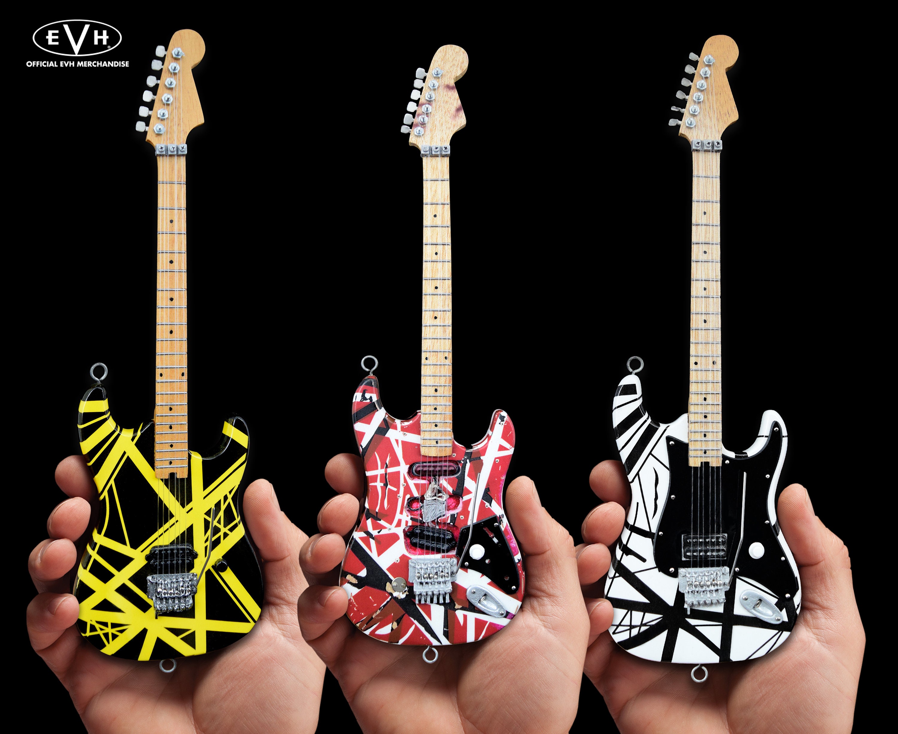 Eddie Van Halen set of 3 Mini Guitar Model Replica - Etsy Canada