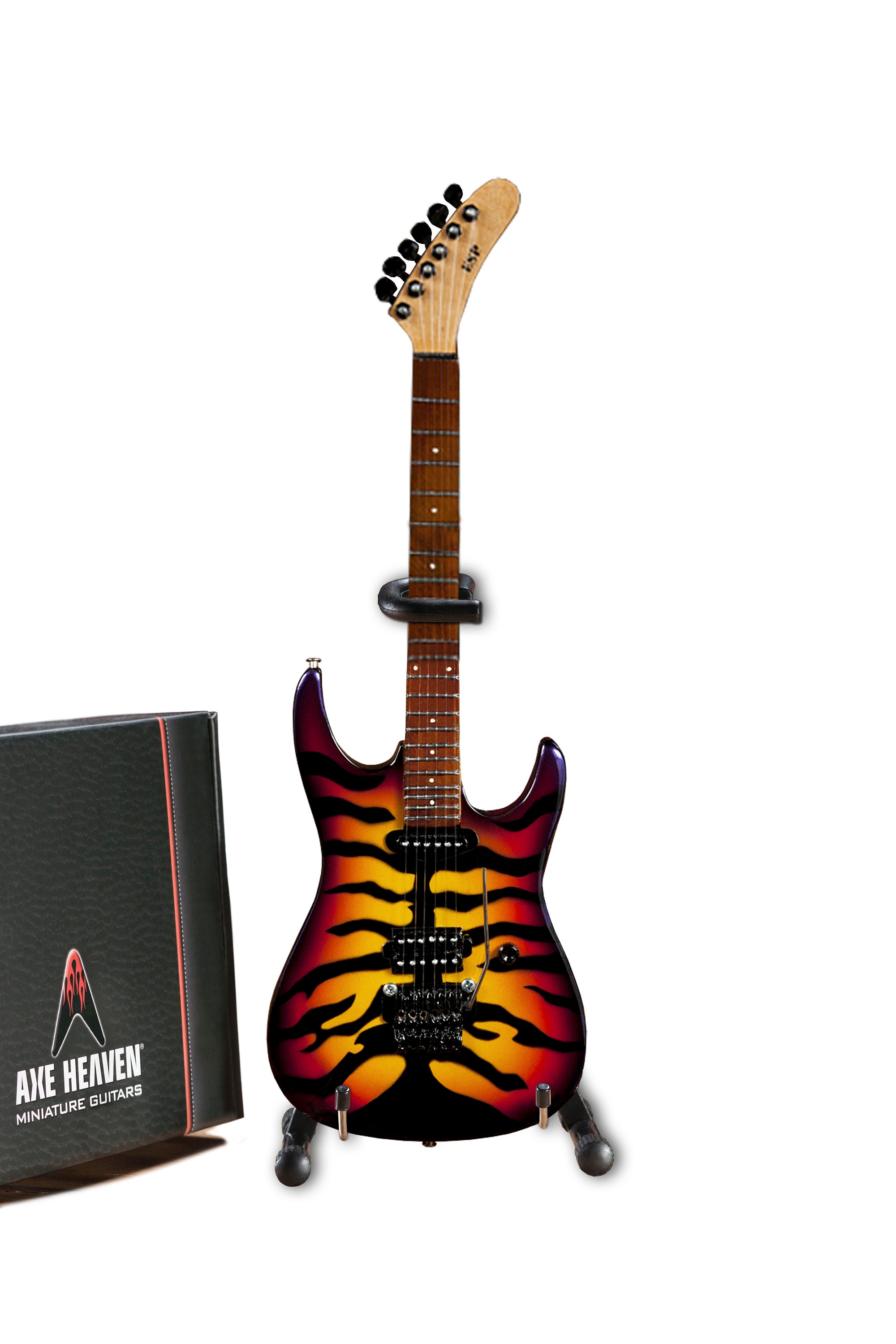 Dokken Collectible - George Lynch Tiger Sunburst Miniature Guitar