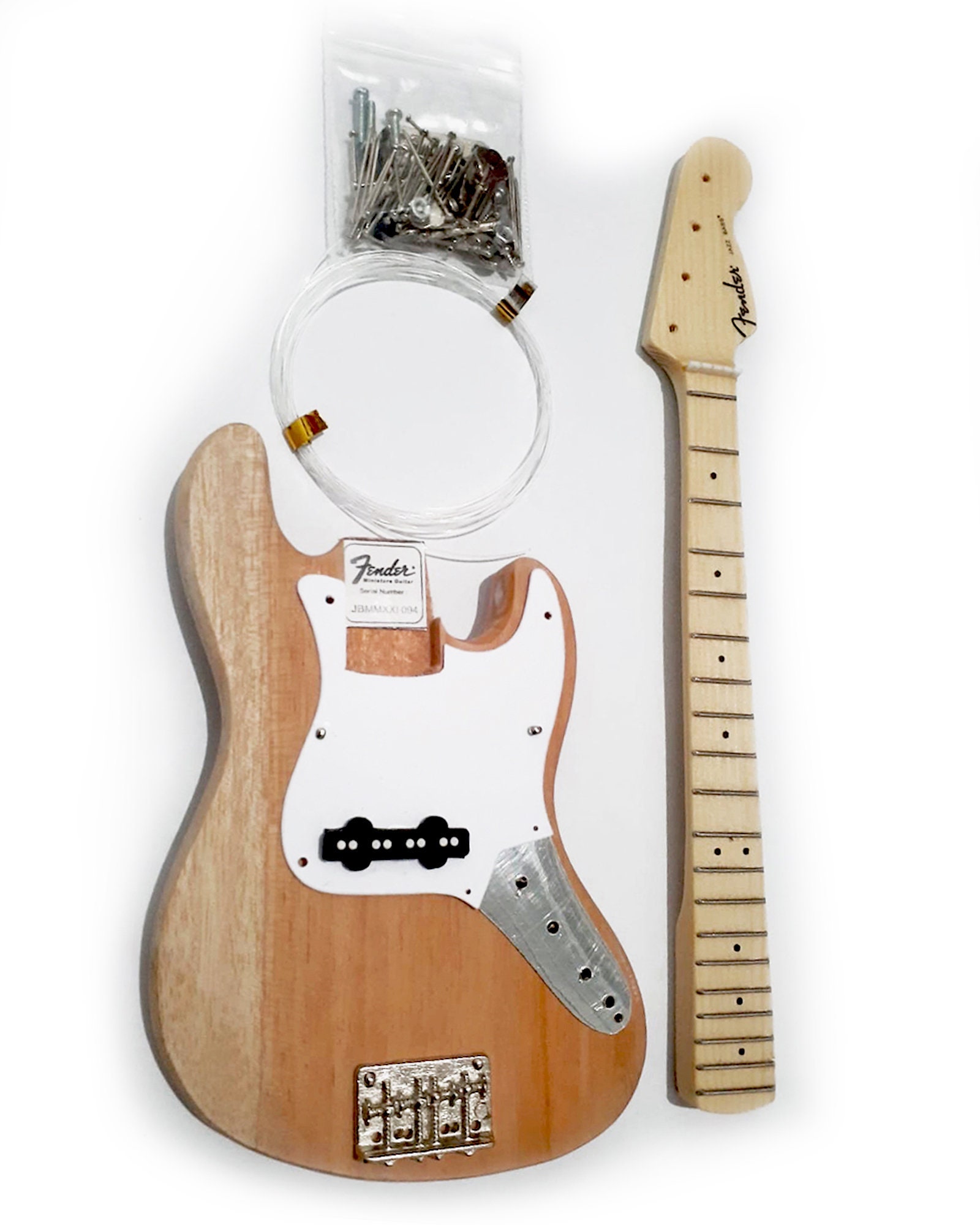 Miniature Bass Guitar MODEL KIT Fender™ Jazz Bass™ Build Your Own