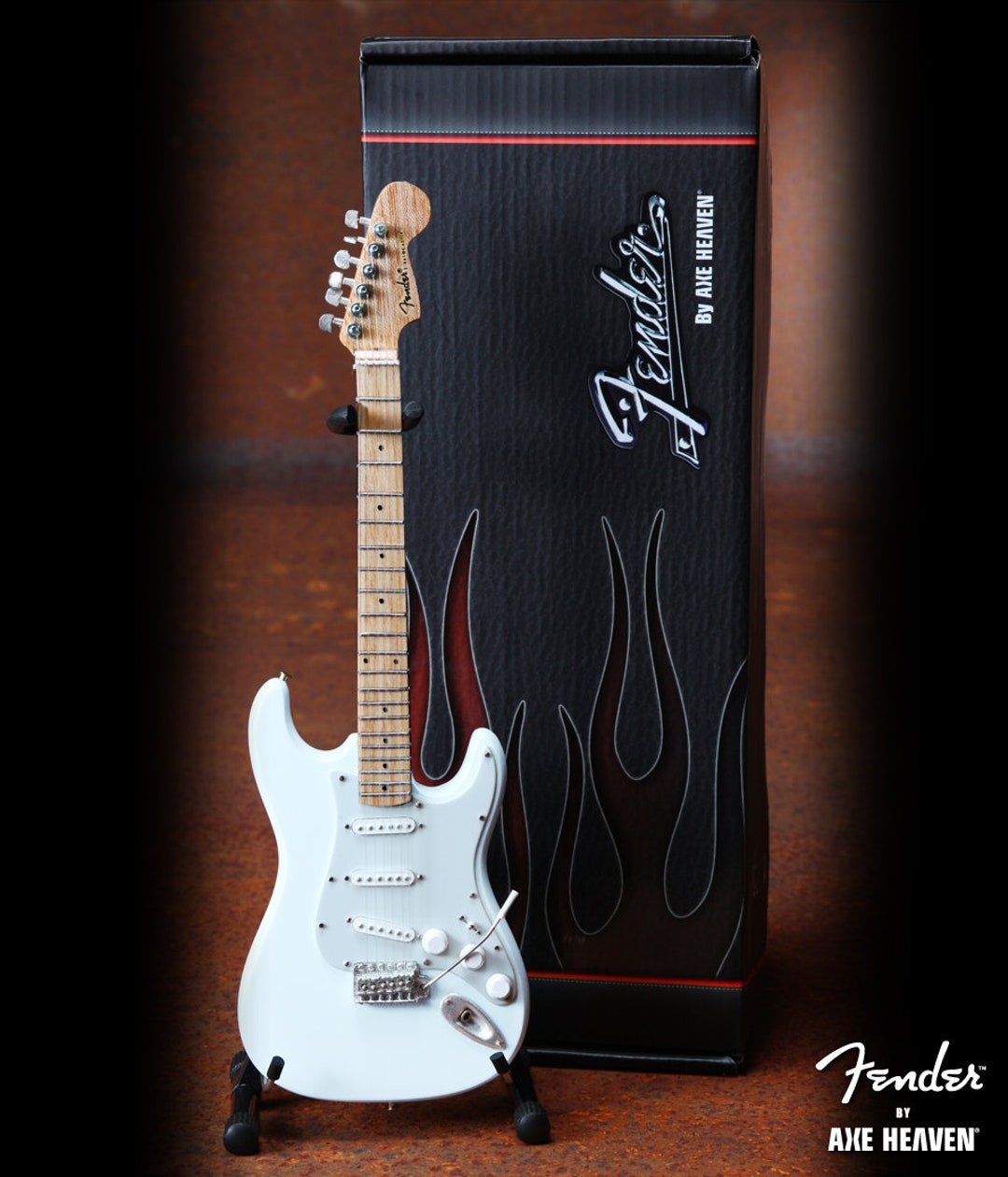 ホワイトソリッドボディエレキギター Set with fender case Fender MEX Player II Stratocaster (Polar White/Rosewood