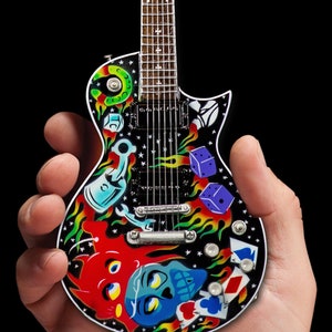Metallica Collectible James Hetfield Kustom Kulture Replica Guitar Miniature Guitar