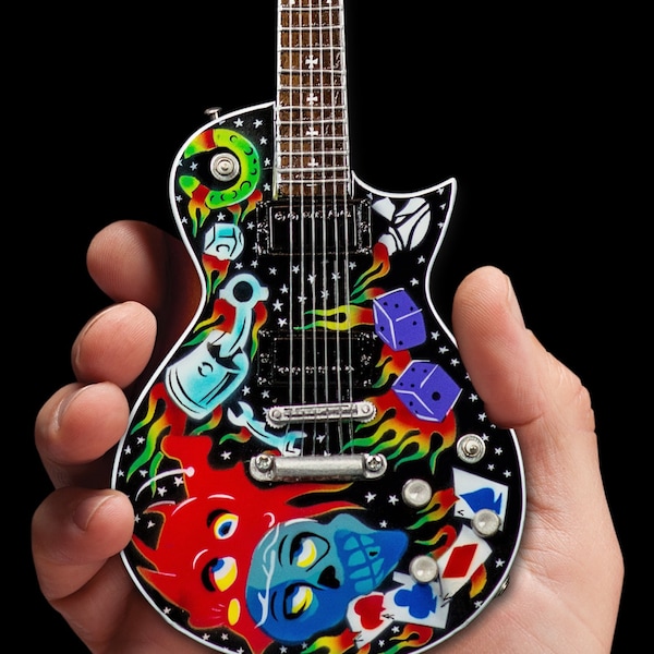 Metallica Collectible James Hetfield Kustom Kulture Replica Guitar Miniature Guitar