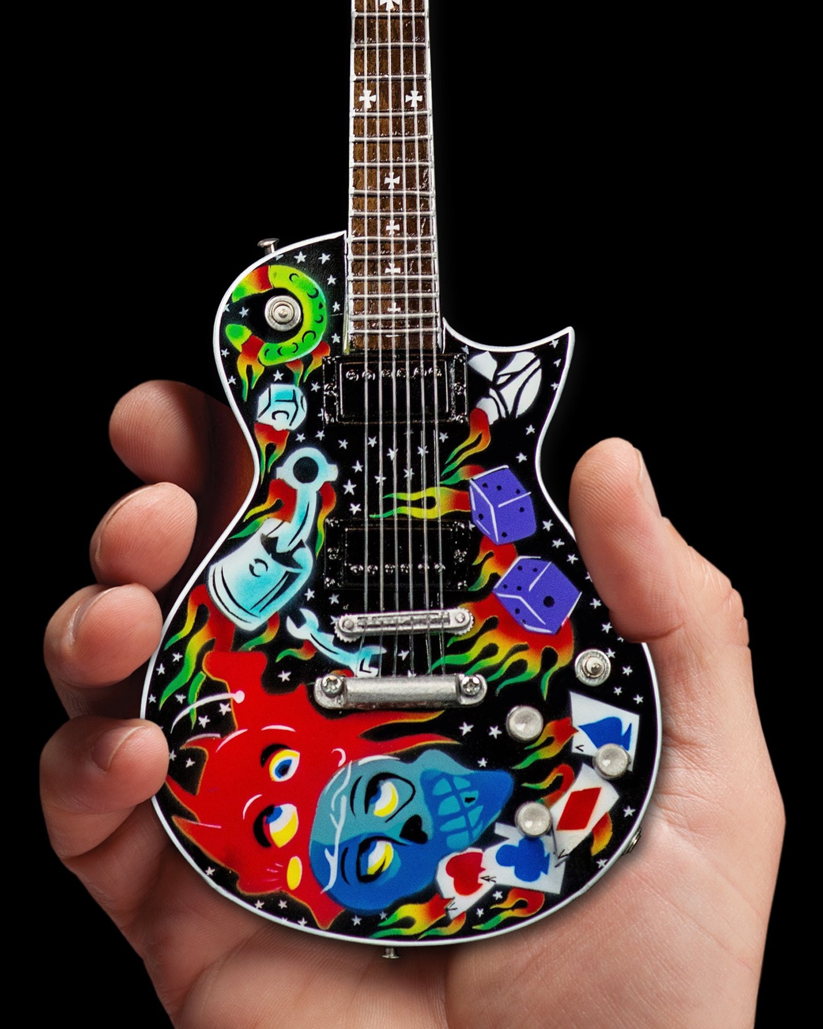 Metallica Collectible James Hetfield Kustom Kulture Replica Guitar