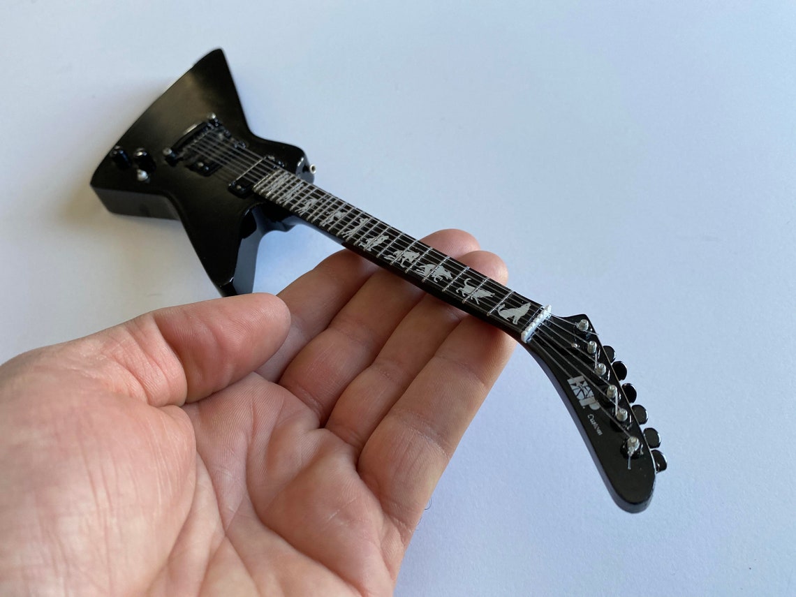 Metallica Collectible James Hetfield Man to Wolf Guitar Etsy