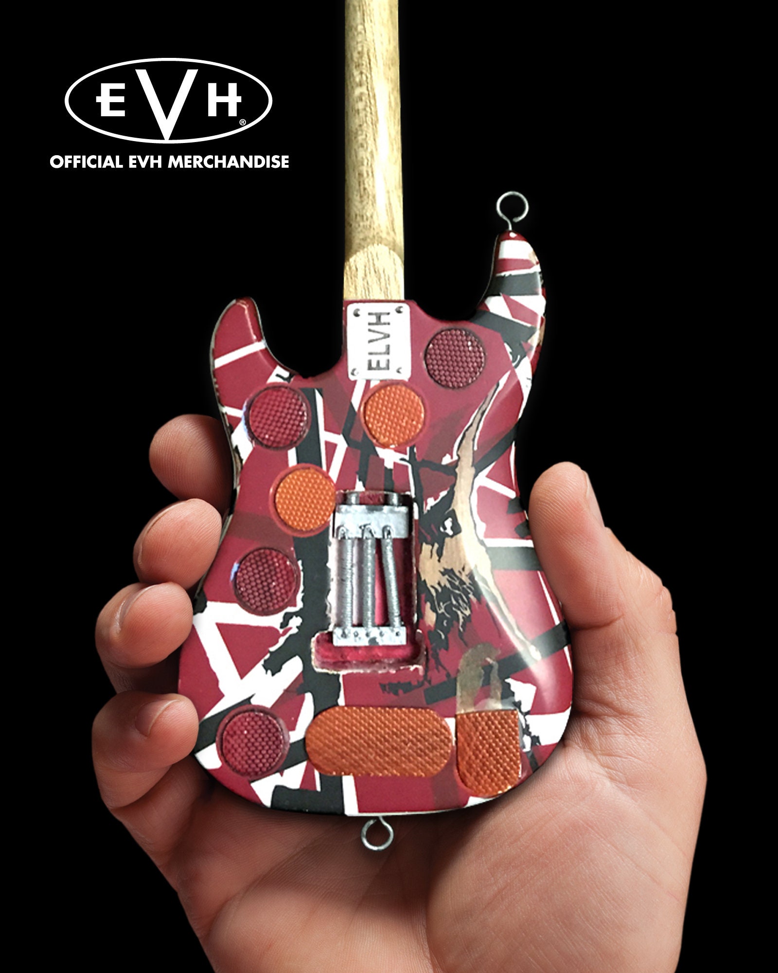 ミニチュア ギター ヴァン ヘイレン フランケン ストラト Eddie Van Halen Frankenstrat Mini Guitar Model Replica - Official