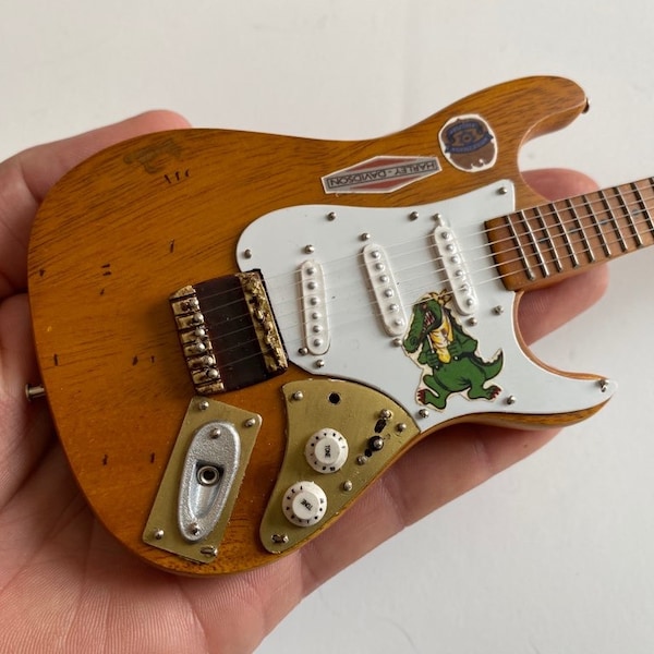 Jerry Garcia™ Alligator™ Graham Nash Tribute Mini Guitar Fender™ Strat™ Replica - OFFICIALLY LICENSED