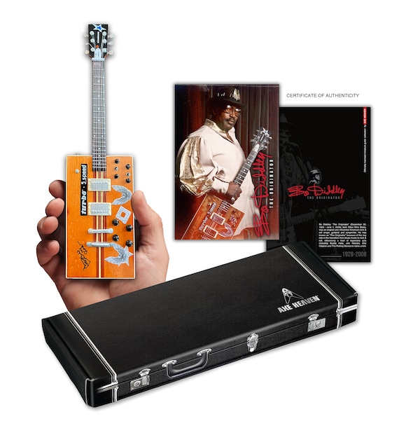 Bo Diddley Twang Machine Guitar Turbo 5スピード Kinman Custom Box