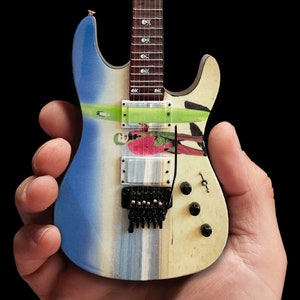Metallica Collectible Kirk Hammett Joker Surfs Up ESP Replica Guitar Miniature Guitar