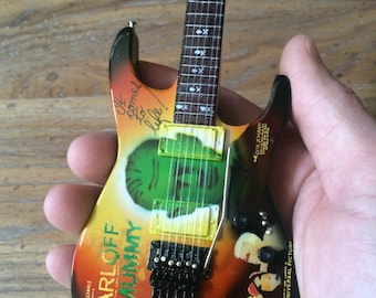 Metallica da collezione Kirk Hammett Mummy Guitar ESP Replica chitarra chitarra in miniatura