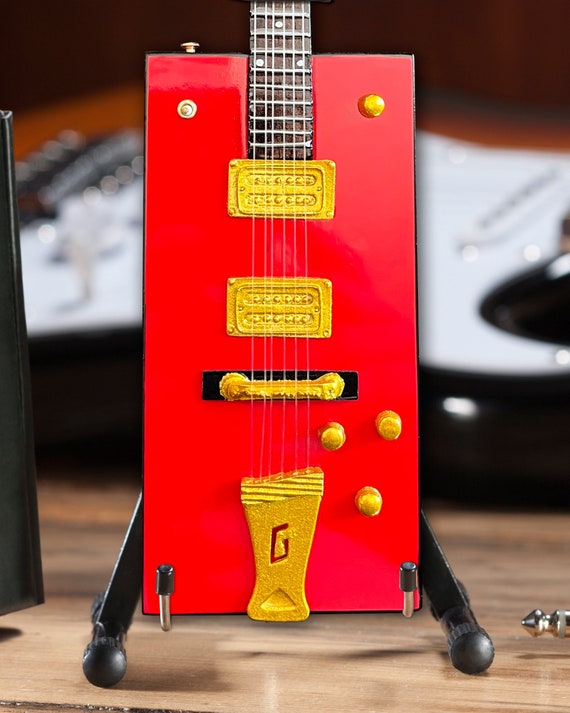 最新モデル Guitar Diddley Bo Firebird Guitar Mini Box G6138 Gretsch Red ぬいぐるみ