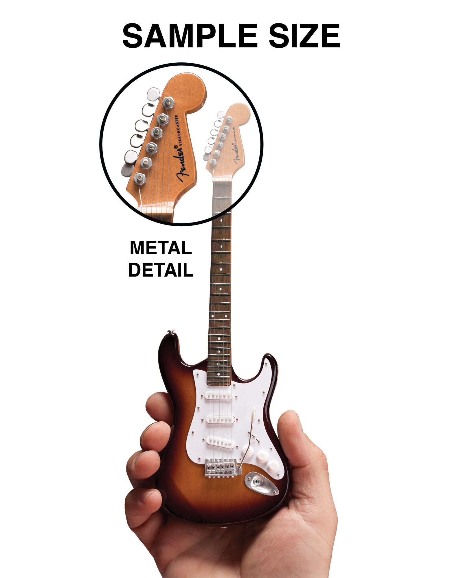 Miniatuur Fender Stratocaster Aligator gitaar