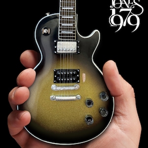 Adam Jones Tool Gibson® Les Paul 1979 Silverburst Mini Guitar Model Replica - Official Gibson®
