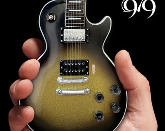Adam Jones Tool Gibson® Les Paul 1979 Silverburst Mini Guitar Model Replica - Official Gibson®