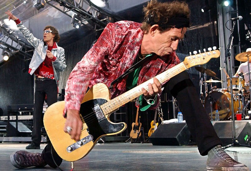 Axman Keith Richards (The Rolling Stones): 1953 'Micawber' - Réplica de Guitarra en Miniatura - Regalos Musicales - Escala Ornamental Hecha a Mano 1/4