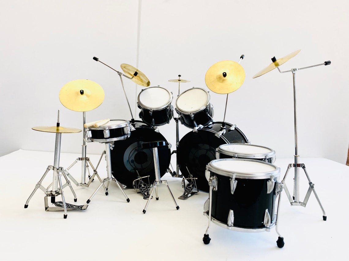 Motley Crue Collectible Tommy Lee Drum Kit Model Miniature for Etsy