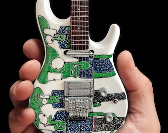 Satriani Collectible - Joe Satriani Alien Art Modelo de guitarra en miniatura