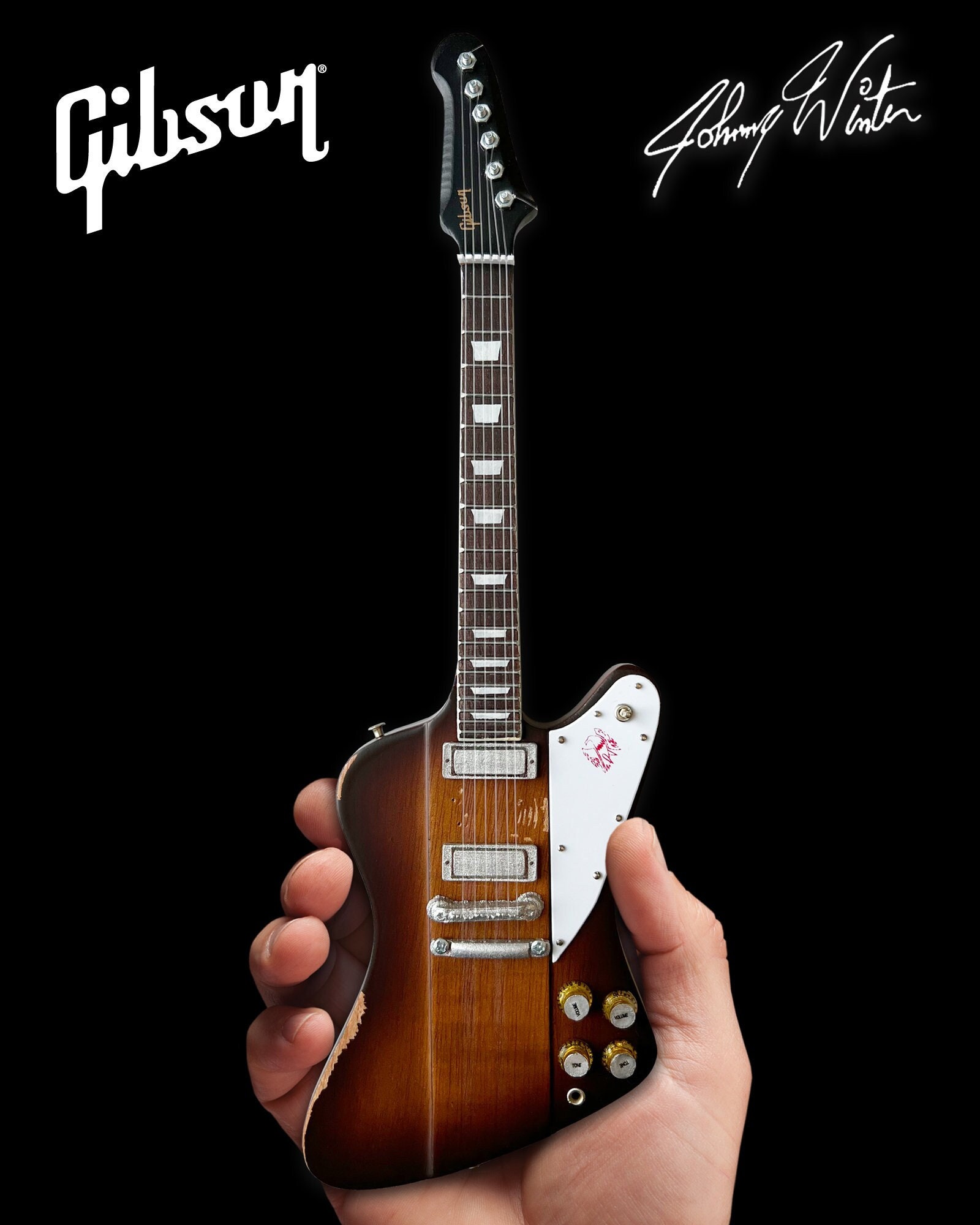 Johnny Winter 1963 Gibson Firebird V Sunburst Vintage