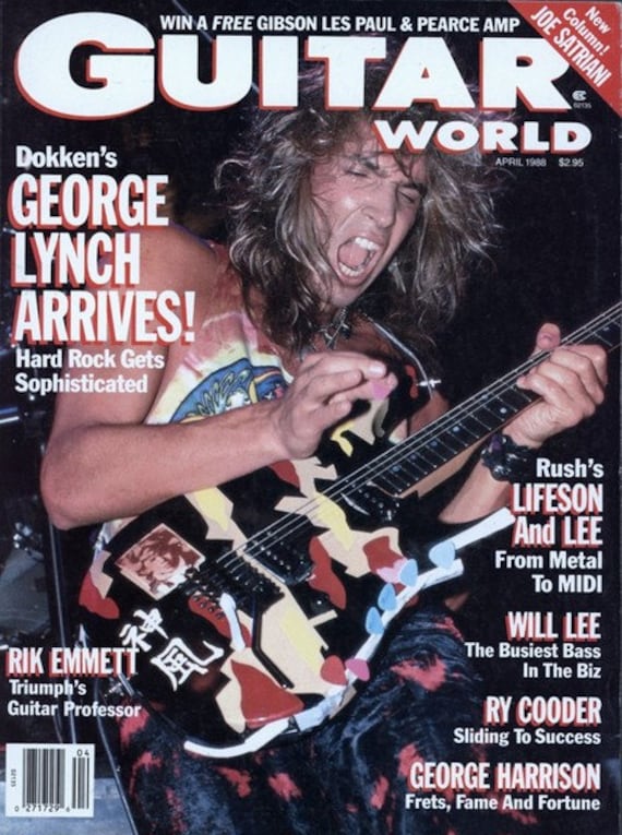 Dokken Collectible - George Lynch Kamikaze Miniature Guitar