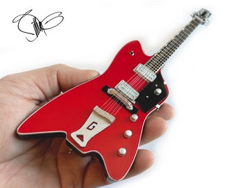 Mini Electric Guitar Model Miniature Decoration Musical