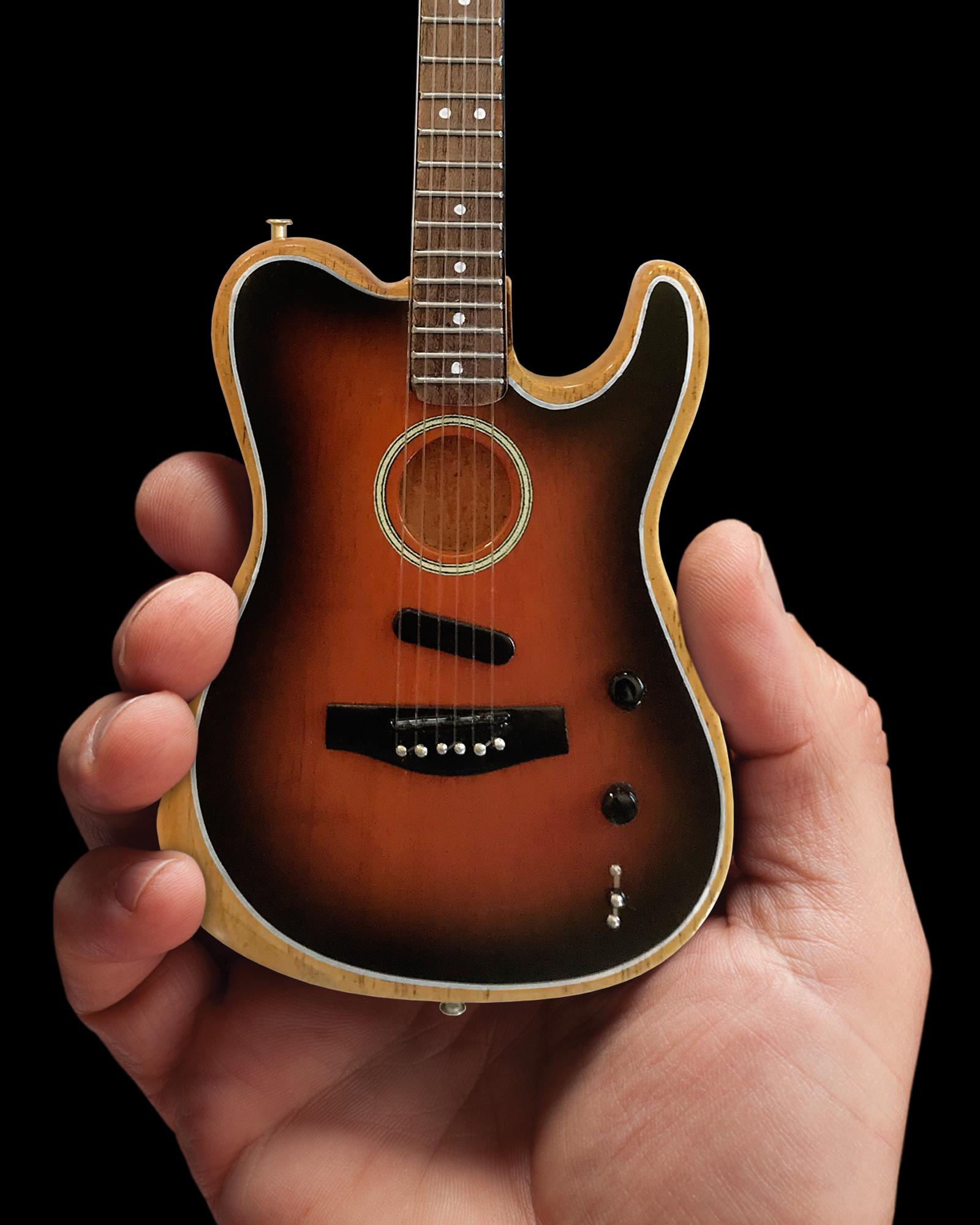 Réplique Miniature De Guitare Nile Rodgers – 25 Cm – Boîtier Et Support Inclus – Objet De Collection Exclusivement
