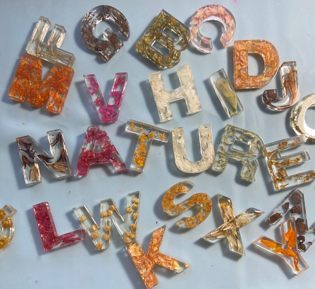 Nature-alphabet and Number Set Nature Filled - Etsy Australia