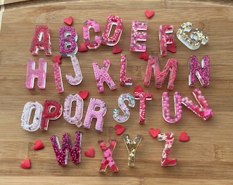 Pretty Resin Letter Set